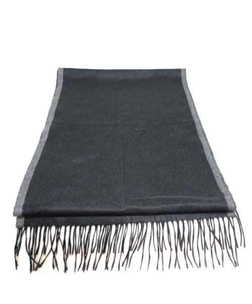 Christian Dior（クリスチャン ディオール）Christian Dior (クリスチャン ディオール) CDアイコンリバーシブルシルクマフラー ブラックの古着・服飾アイテム