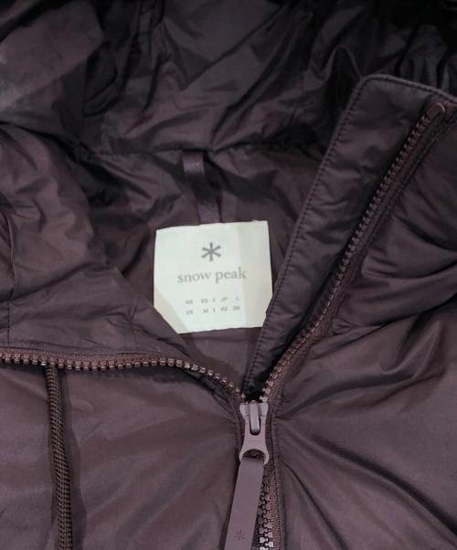 Snow peak（スノーピーク）snow peak (スノーピーク) LW Women's M Leng Heavy Down Jacket ワインレッド サイズ:SIZE Lの古着・服飾アイテム