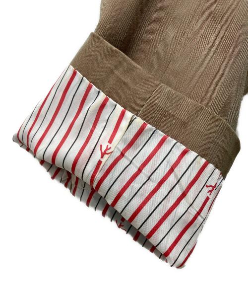 ISAIA（イザイア）ISAIA (イザイア) テーラードジャケット ブラウン サイズ:48の古着・服飾アイテム