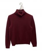 Zanoneザノーネ）の古着「タートルネックニット」｜バーガンディー
