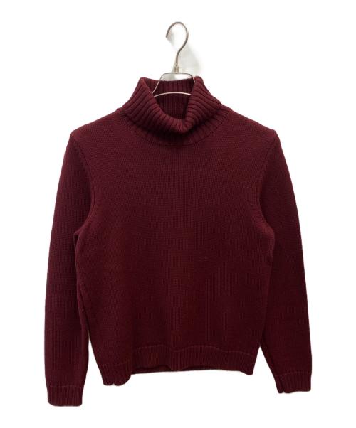 Zanone（ザノーネ）Zanone (ザノーネ) タートルネックニット バーガンディー サイズ:46の古着・服飾アイテム