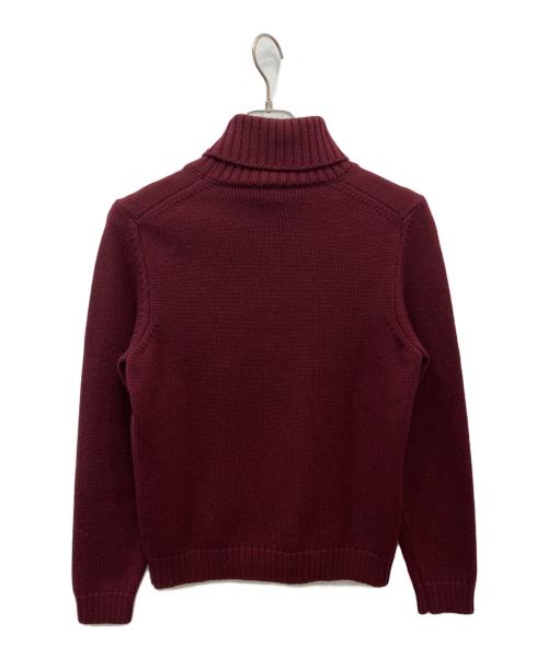 Zanone（ザノーネ）Zanone (ザノーネ) タートルネックニット バーガンディー サイズ:46の古着・服飾アイテム