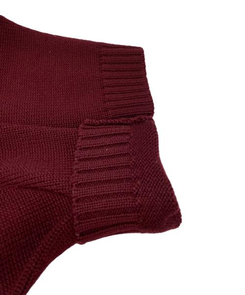 Zanone（ザノーネ）Zanone (ザノーネ) タートルネックニット バーガンディー サイズ:46の古着・服飾アイテム