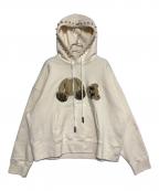Palm Angelsパーム エンジェルス）の古着「PUNK BEAR EMBROIDERY HOODIE」｜ベージュ