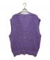TAAKK (ターク) HAND KNIT VES パープル サイズ:3：8000円
