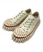 doubletダブレット）の古着「SPIKY CANVAS SNEAKER」｜アイボリー