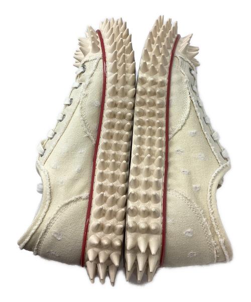 doublet（ダブレット）doublet (ダブレット) SPIKY CANVAS SNEAKER アイボリー サイズ:26Hの古着・服飾アイテム