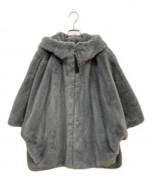 CADUNE（カデュネ）の古着「エコファーコート」｜グレー