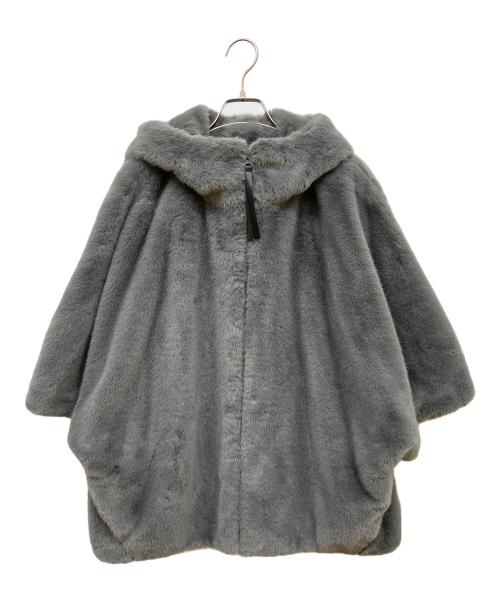 CADUNE（カデュネ）CADUNE (カデュネ) エコファーコート グレー サイズ:38の古着・服飾アイテム