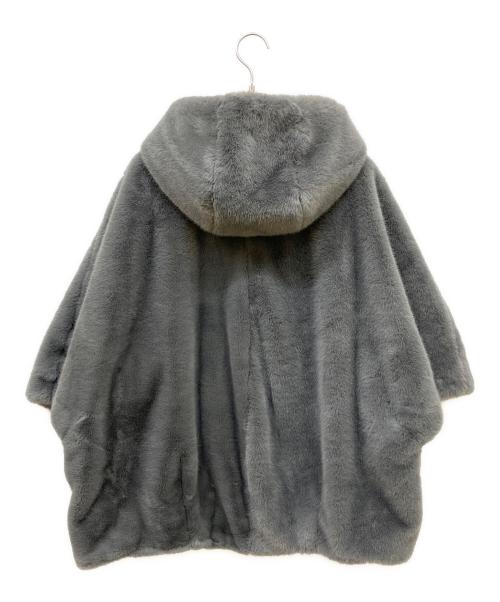 CADUNE（カデュネ）CADUNE (カデュネ) エコファーコート グレー サイズ:38の古着・服飾アイテム