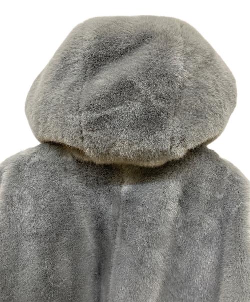 CADUNE（カデュネ）CADUNE (カデュネ) エコファーコート グレー サイズ:38の古着・服飾アイテム