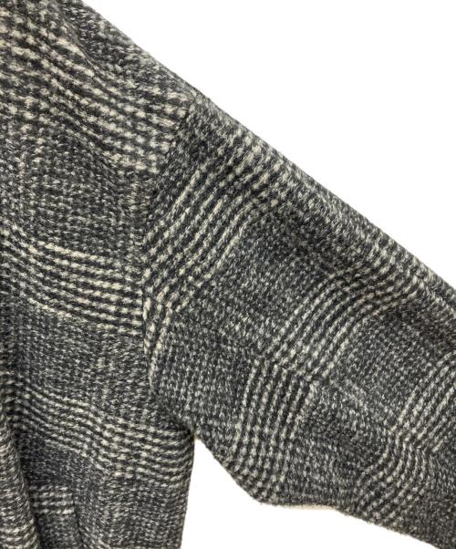 Spick and Span（スピック＆スパン）Spick and Span (スピック＆スパン) Wスライバーチェックハーフコート グレー サイズ:38の古着・服飾アイテム