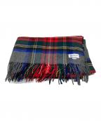 JOHNSTONS OF ELGINジョンストンズオブエルガン）の古着「大判カシミヤストール」｜グレー