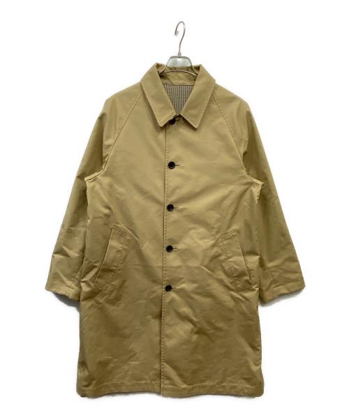 green label relaxing（グリーンレーベルリラクシング）green label relaxing (グリーンレーベルリラクシング) リバーシブルステンカラーコート ベージュ サイズ:XLの古着・服飾アイテム