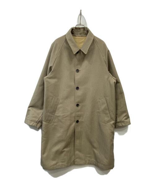 green label relaxing（グリーンレーベルリラクシング）green label relaxing (グリーンレーベルリラクシング) リバーシブルステンカラーコート ベージュ サイズ:XLの古着・服飾アイテム