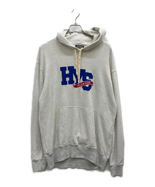 Hysteric Glamour（ヒステリックグラマー）Hysteric Glamour (ヒステリックグラマー) NTL オーバーサイズパーカー ライトグレー サイズ:XLの古着・服飾アイテム