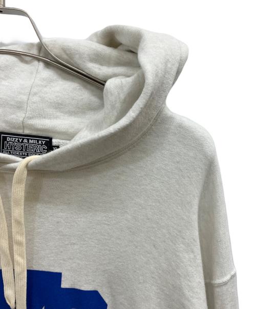 Hysteric Glamour（ヒステリックグラマー）Hysteric Glamour (ヒステリックグラマー) NTL オーバーサイズパーカー ライトグレー サイズ:XLの古着・服飾アイテム