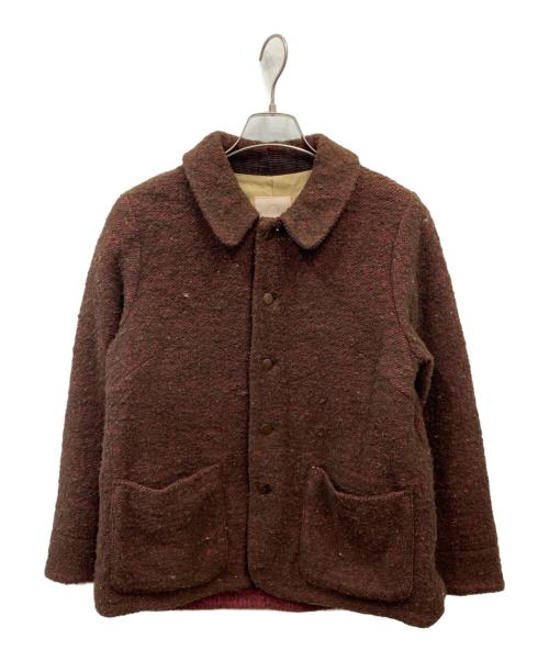 Pal'las Palace（パラスパレス）Pal'las Palace (パラスパレス) ツイードジャケット ブラウンの古着・服飾アイテム