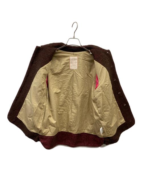 Pal'las Palace（パラスパレス）Pal'las Palace (パラスパレス) ツイードジャケット ブラウンの古着・服飾アイテム