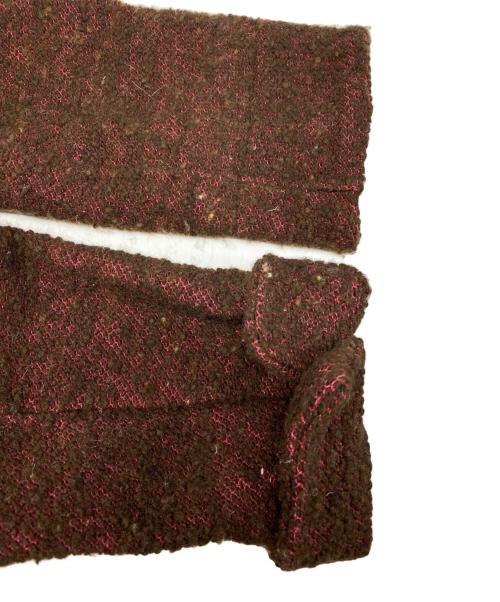 Pal'las Palace（パラスパレス）Pal'las Palace (パラスパレス) ツイードジャケット ブラウンの古着・服飾アイテム