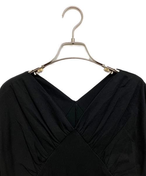 HER LIP TO（ハーリップトゥ）Her lip to (ハーリップトゥ) Cache- Coeur Jersey Midi Dress ブラック サイズ:S 未使用品の古着・服飾アイテム
