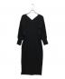 Her lip to (ハーリップトゥ) Cache- Coeur Jersey Midi Dress ブラック サイズ:S 未使用品：4000円