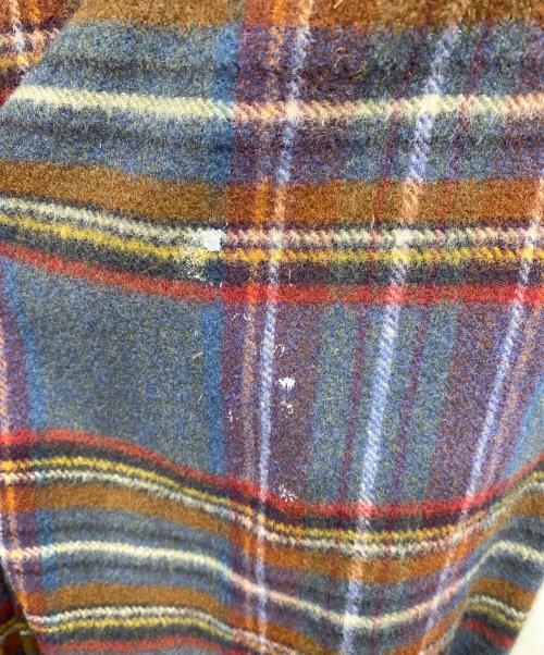 POLO RALPH LAUREN（ポロ・ラルフローレン）POLO RALPH LAUREN (ポロ・ラルフローレン) カシミヤチェックシャツ ネイビー サイズ:XXLの古着・服飾アイテム