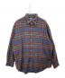 POLO RALPH LAUREN（ポロ・ラルフローレン）の古着「カシミヤチェックシャツ」｜ネイビー
