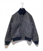 NAVY DEPARTMENTネイビーデパートメント）の古着「デッキジャケット」｜チャコールグレー