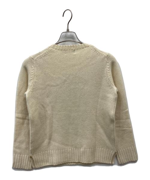 POLO RALPH LAUREN（ポロ・ラルフローレン）POLO RALPH LAUREN (ポロ・ラルフローレン) カシミヤ混ポロベアニット ホワイト サイズ:XSの古着・服飾アイテム