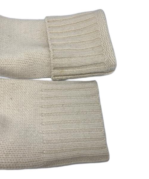 POLO RALPH LAUREN（ポロ・ラルフローレン）POLO RALPH LAUREN (ポロ・ラルフローレン) カシミヤ混ポロベアニット ホワイト サイズ:XSの古着・服飾アイテム