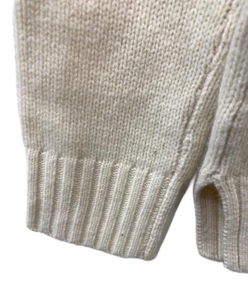 POLO RALPH LAUREN（ポロ・ラルフローレン）POLO RALPH LAUREN (ポロ・ラルフローレン) カシミヤ混ポロベアニット ホワイト サイズ:XSの古着・服飾アイテム