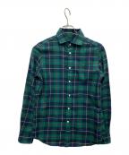 POLO RALPH LAURENポロ・ラルフローレン）の古着「チェックシャツ」｜グリーン