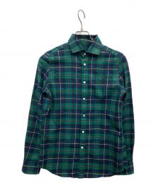 POLO RALPH LAUREN（ポロ・ラルフローレン）の古着「チェックシャツ」｜グリーン