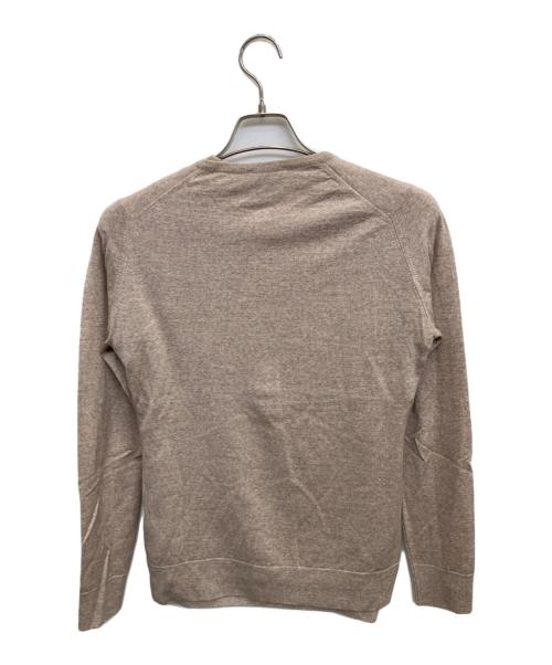 JOHN SMEDLEY（ジョンスメドレー）JOHN SMEDLEY (ジョンスメドレー) アンサンブルカーディガン ベージュ サイズ:Lの古着・服飾アイテム