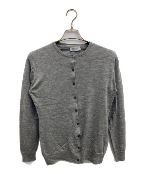 JOHN SMEDLEY（ジョンスメドレー）JOHN SMEDLEY (ジョンスメドレー) アンサンブルカーディガン グレー サイズ:Lの古着・服飾アイテム