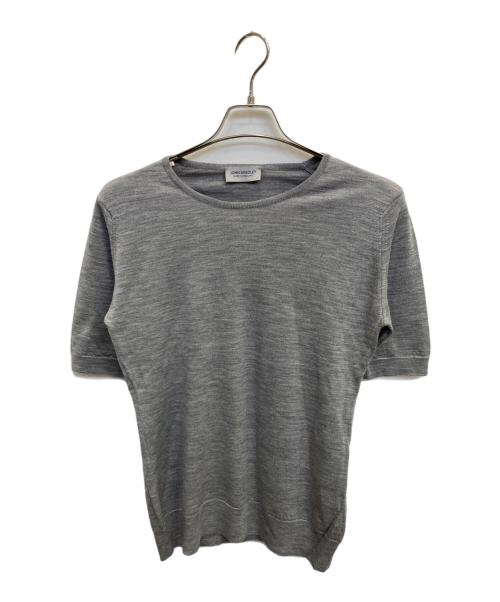 JOHN SMEDLEY（ジョンスメドレー）JOHN SMEDLEY (ジョンスメドレー) アンサンブルカーディガン グレー サイズ:Lの古着・服飾アイテム