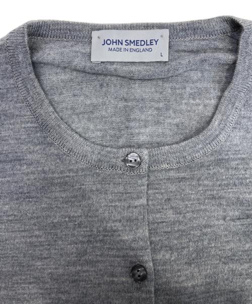 JOHN SMEDLEY（ジョンスメドレー）JOHN SMEDLEY (ジョンスメドレー) アンサンブルカーディガン グレー サイズ:Lの古着・服飾アイテム