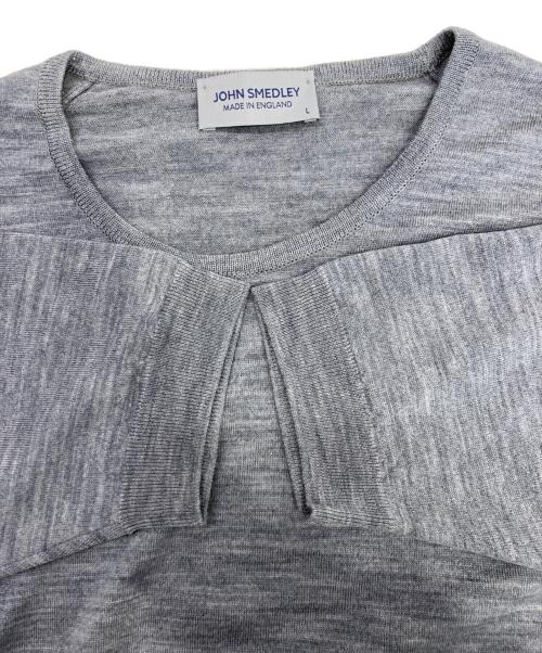 JOHN SMEDLEY（ジョンスメドレー）JOHN SMEDLEY (ジョンスメドレー) アンサンブルカーディガン グレー サイズ:Lの古着・服飾アイテム
