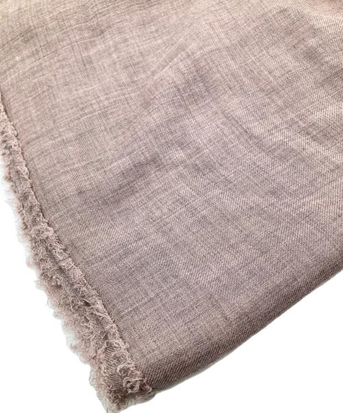 FALIERO SARTI（ファリエロサルティ）Faliero Sarti (ファリエロサルティ) カシミヤブレンドカットオフストール ピンクの古着・服飾アイテム