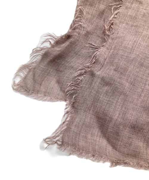 FALIERO SARTI（ファリエロサルティ）Faliero Sarti (ファリエロサルティ) カシミヤブレンドカットオフストール ピンクの古着・服飾アイテム