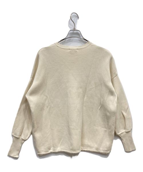 SOLAMONAT（ソラモナ）SOLAMONAT (ソラモナ) ウエハースニットドローコードプルオーバー ベージュ サイズ:FREEの古着・服飾アイテム