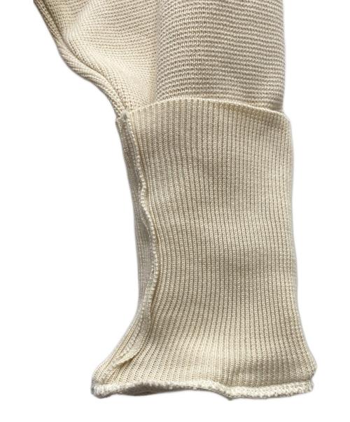 SOLAMONAT（ソラモナ）SOLAMONAT (ソラモナ) ウエハースニットドローコードプルオーバー ベージュ サイズ:FREEの古着・服飾アイテム