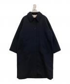 #Newansハッシュニュアンス）の古着「ステンカラーコート」｜ネイビー