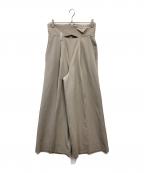 AULA AILAアウラアイラ）の古着「チェーンサスペンダーハイウエストパンツ」｜グレー