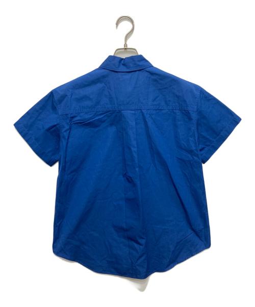 LOUIS VUITTON（ルイ ヴィトン）LOUIS VUITTON (ルイ ヴィトン) ロールアップ半袖シャツ ブルー サイズ:36の古着・服飾アイテム