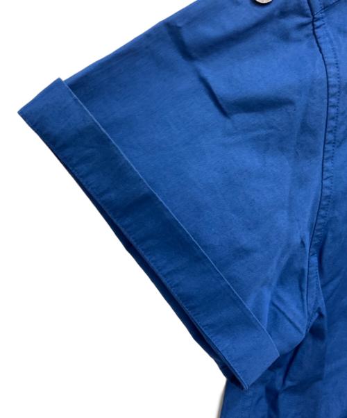 LOUIS VUITTON（ルイ ヴィトン）LOUIS VUITTON (ルイ ヴィトン) ロールアップ半袖シャツ ブルー サイズ:36の古着・服飾アイテム