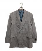 PAUL SMITHポールスミス）の古着「マイクロチェック セミダブル1B ジャケット」｜ブルー