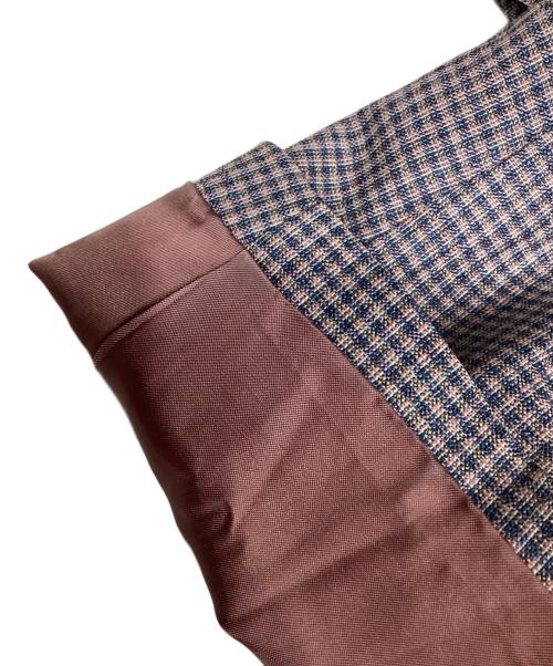 PAUL SMITH（ポールスミス）PAUL SMITH (ポールスミス) マイクロチェック セミダブル1B ジャケット ブルー サイズ:Lの古着・服飾アイテム