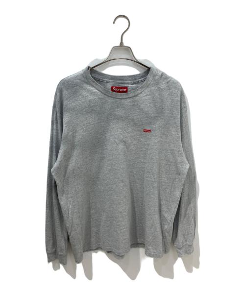 SUPREME（シュプリーム）Supreme (シュプリーム) Small Box L/S Tee グレー サイズ:Lの古着・服飾アイテム